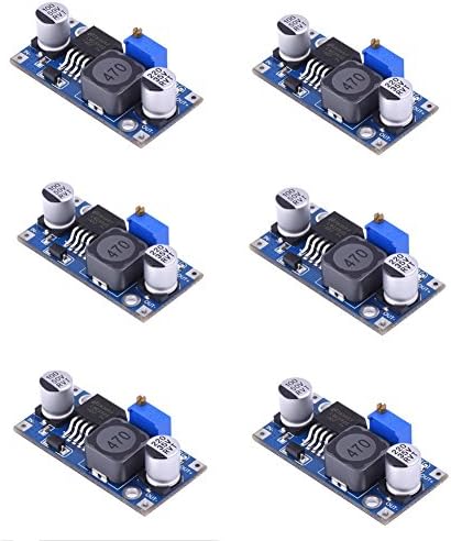 KASOU 6 Pack LM2596 DC to DC Buck Converter 3.0-40V to 1.5-35V Power Supply Step Down Module