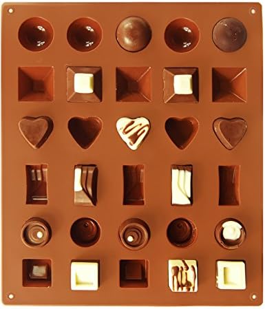 PERNY Chocolates Molds &amp; Candy Molds - Silicone Mold for Chocolate, Candy and Jello, BPA Free