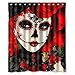 Yestore Superior Custom Dia De Los Muertos Suger Skull WaterProof Polyester Fabric 60" x 72" Shower Curtain