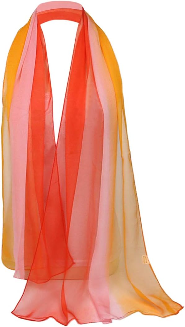 Kingree Women's Light Weight Scarf, Warm Muffler Neckerchief for Women and Girls, Chiffon Fabric SQ11 Series