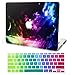 KECC Compatible with MacBook Air 13 inch Case (2010-2017 Release) A1369/A1466 Protective Plastic Hard Shell Keyboard Cover (Colorful Space)