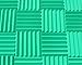 Soundproofing Acoustic Studio Foam - Kelly Green Color - Wedge Style Panels 12”x12”x2” Tiles - 4 Pack
