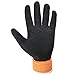 Better Grip Ultra-Thin BGSO1 Knit Latex Dip Nylon Sandy Latex Coated Work Gloves, 4 Pairs/Pack (Large, Hi-Vis Orange)