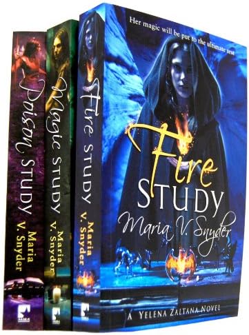 Study Trilogy 3 Books Collection Set Maria V Snyder (Study Trilogy) (Yelensa Zaltana Novel) (MIRA) (Poison Study, Fire Study, Magic Study)