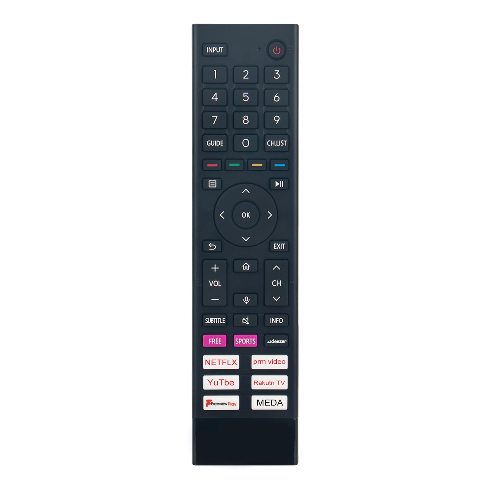 ALLIMITY ERF3A80 Voice Remote Control Replacement fit for Hisense 4K UHD Smart TV 43E77HQTUK 50E77HQTUK 55E77HQTUK 65E77HQTUK 43E7HQTUK 50E7HQTUK 55E7HQTUK 65E7HQTUK 70E7HQTUK