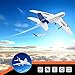 ASfairy-Toy WLtoys A120-A380 2.4GHz 510mm Wingspan 3CH RC Airplane RTF Glider 360° Flip Six Axis Gyroscope Powerful Motor EPP Material Simulation Remote Control Airplane for Kids 14+ Years Old