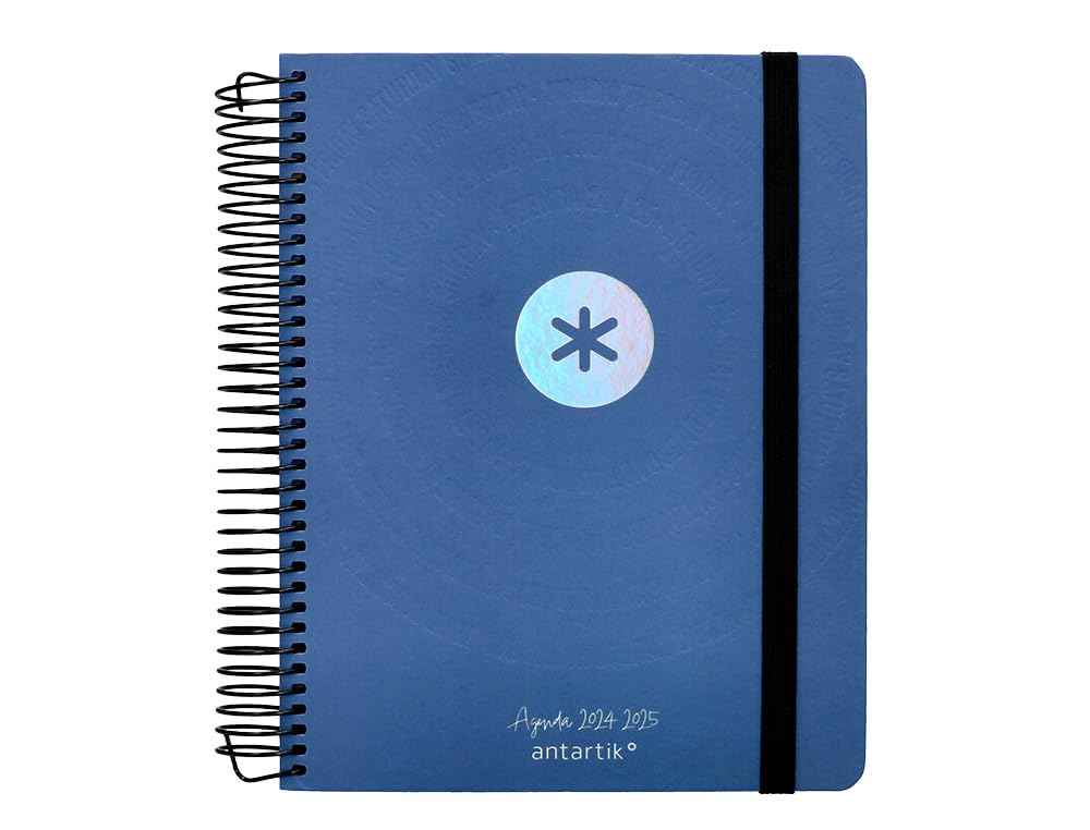 Anartik School Diary Year 24-25 Year Year Year Minimal Collection Blue Day Page DIN A5