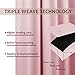 NICETOWN Living Room Blackout Curtains - Nursery Essential Thermal Insulated Solid Rod Pocket Blackout Panels/Drapes (Lavender Pink=Baby Pink, 1 Pair, 42 x 84 Inch)