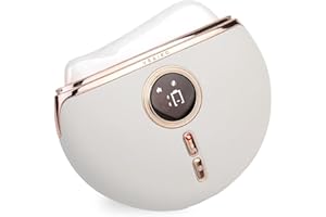 VRAIKO Aurora White Jade Gua Sha Device, Gua Sha Facial Tool with Heat and Vibration, Face Massager At-Home Facial Spa for Mo