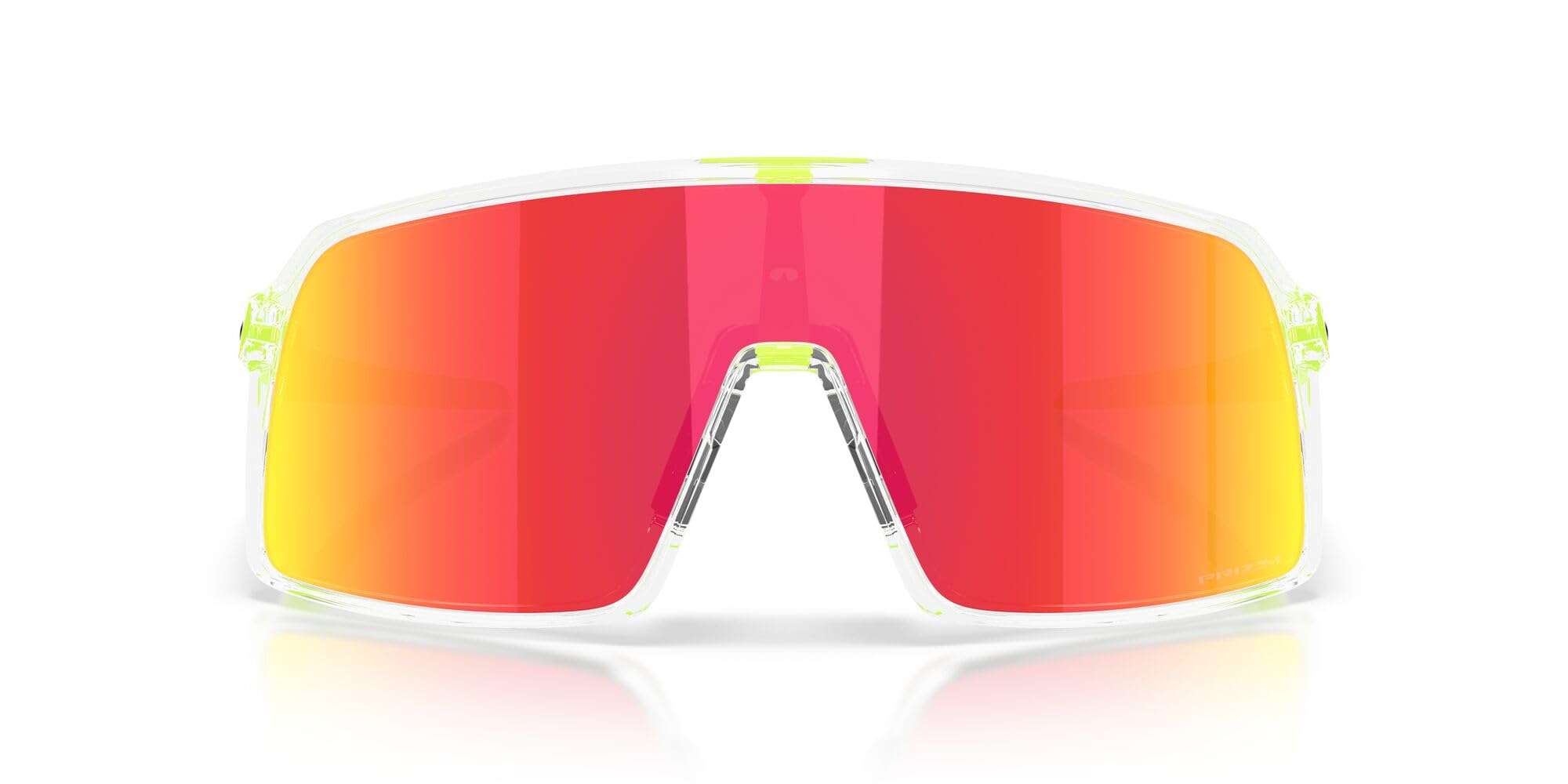 Oakley OO9406A Sutro Low Bridge Fit Sunglasses, Clear/Prizm Ruby, 60 mm Image