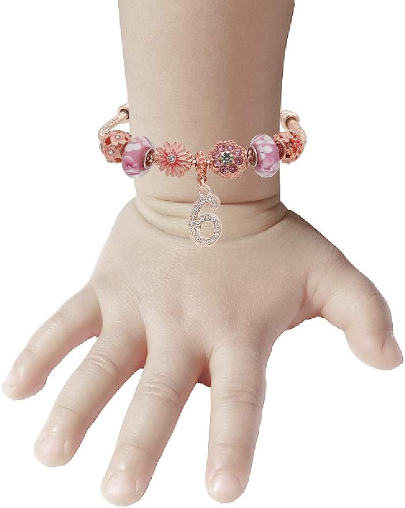 Girl 6th Birthday, Birthday Gift for A 6 Year Old Girl, 6 Year Old Girl Birthday Gifts, 6 Year Old Jewelry, 6th Birthday Bracelet, 6th Birthday Necklace, 6 Year Old Girls, 6th Birthday Girl Gift Ideas: Clothing