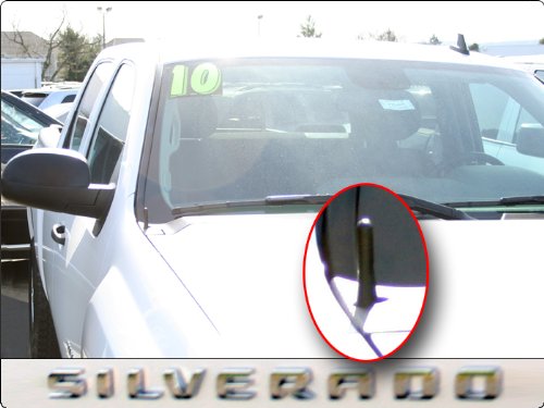 The Stubby Antenna Replacement | Chevy Silverado 2007-2018 | 3.2 inches | Made in USA | Installs in Seconds | Break, Chip, & Fade Resistant