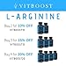 Extra Strength L Arginine 1200mg Nitric Oxide Supplement for Stamina, Muscle, Vascularity & Energy - Powerful N.O. Booster with L-Citrulline & Essential Amino Acids to Train Longer & Harder
