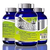 Best Pure Green Coffee Bean Extract with SVETOL - 1600mg - Standardized to 50% Chlorogenic Acids - Best Formula for Weight Loss - Women and Men - 100% Gauranteed By Active Laboratory