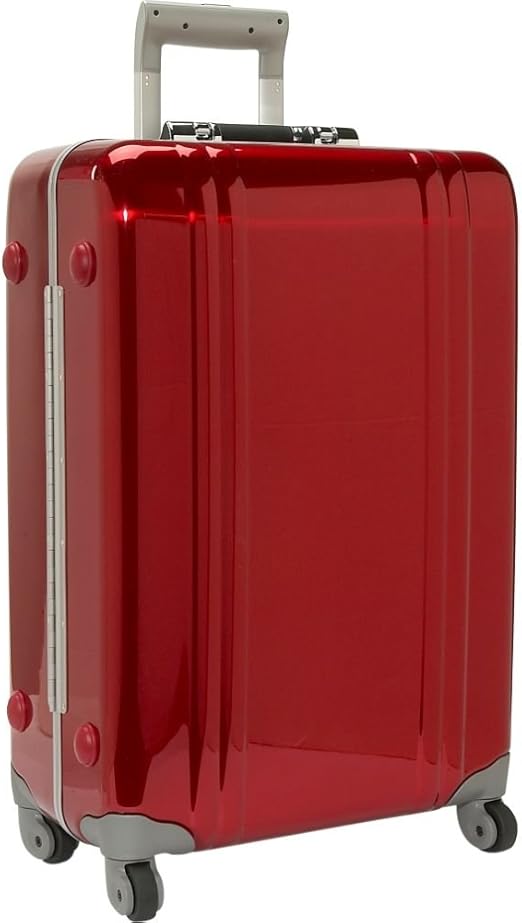 Zero Halliburton Zeroller 24in Wheeled Classic Suitcase Polycarbonate Red ZRA24R