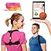 Prego Premium Posture Corrector Brace - Back Pain & Discomfort Relief - Adjustable & Comfortable Posture Improvement Clavicle Brace - Unisex Design For Men & Women - Stress Ball & eBook Included