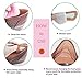Leather Heel Grips Liner Cushion Inserts for Shoes Too Big,Heel Pads for Heel Pain,Improved Shoe Fit and Comfort,8 Pairs Khaki 0.35 inch Thick