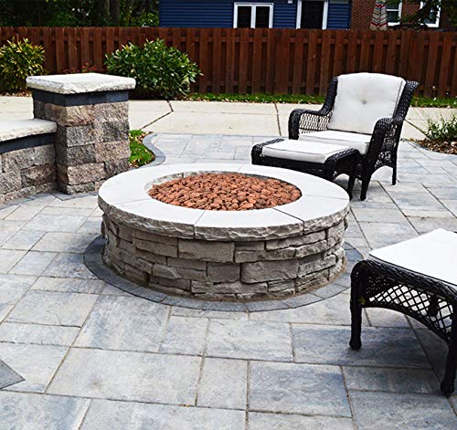 Mr. Fireglass Recycled Fire Glass - 10 Pounds Cobalt Blue For Fire Pits & Fireplaces