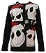 Disney Nightmare Before Christmas Sweater Jack Skellington Santa Hat Print
