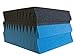 6 Pack- Ice Blue/Charcoal Acoustic Panels Studio Foam Wedges 2