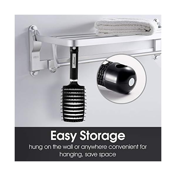 Curved-Vent-Brush-and-Hair-Detangler-Professional-Styling-Hair-Brush-for-Men-Women-Vented-Hair-Brushes-for-Faster-Blow-Drying-Suitable-for-Long-Thick-Curly-Wet-Hair-Rosy Curved Vent Brush and Hair Detangler, Professional Styling Hair Brush for Men Women, Vented Hair Brushes for Faster Blow…