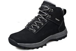 EZUOGO Men's Snow Boots Outdoor Waterproof Sneaker Winter Warm Shoes