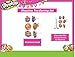 Shopkins Stainless Steel Trio Earrings Set: Cupcake Chic, Kooky Cookie, Le 'Quorice