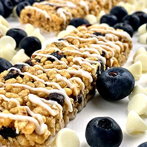 No Nuts! 100 Nut Free Dairy Free Vegan Protein Bars, Blueberry