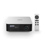 WiiM Amp Ultra with Voice Remote 2 | 100W Streaming Amplifier with Premium ESS ES9039Q2M DAC & Dual TI TPA3255 Amps | Built-in RoomFit EQ & Touchscreen | HDMI ARC, Optical, RCA Inputs | Silver