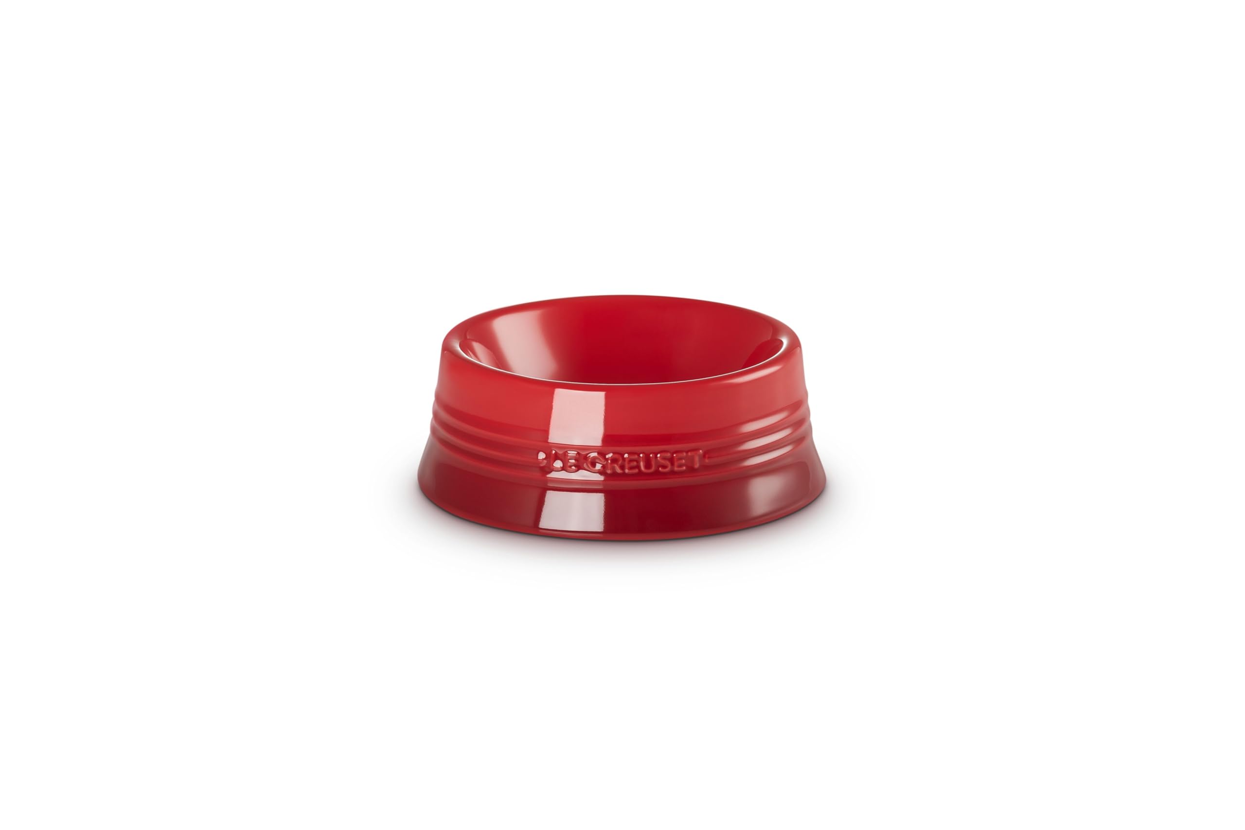 Le Creuset Stoneware Pet Bowl, Medium, Cerise, 61401020600099