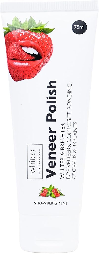 Whites Beaconsfield Veneer Whitening Polish - Vegan Strawberry Mint
