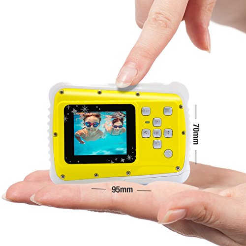 Digital-Camera-for-Kids-Vmotal-kids-waterproof-camera-20-Inch-TFT-Display-Children-Kids-Digital-Camera-Yellow