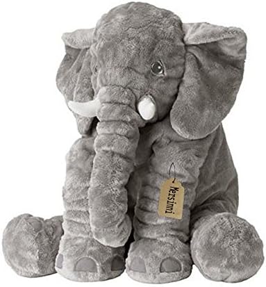 Mersinni Big Stuffed Elephant Plush Doll Pillow 24 inch/60cm