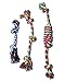 TAILMATE Dog Chew Rope Toys Knotted Clean Teeth Cotton for Aggressive Chewers Pack of 3 (Blue-White)