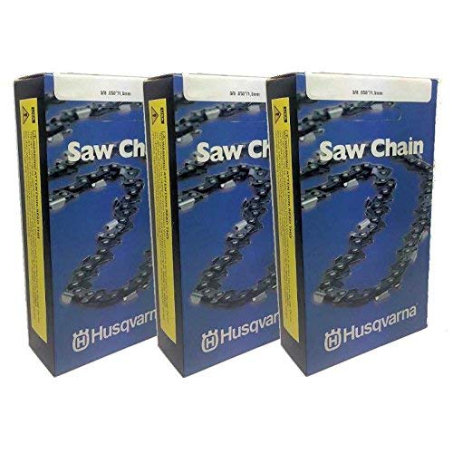 Set of 3 OEM Husqvarna Chainsaw 18" Chain H47 68DL 501842668 Fits 455 460