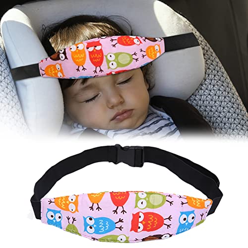Bambino Cinturino Regolabile Auto Sicurezza, Cinturino Supporto Testa Bambini, Cinturino Testa Auto Bambini per Seggiolino per Bambini o Passeggino, Accessorio per Dormire in Auto