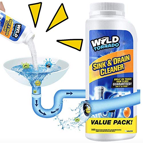 4PACK Powerful Sink and Drain Cleaner, Portable Powder Cleaning Tool Super Clog Remover Chemical Powder Agent for Kitchen Toilet Pipe Dredging - Thumbnail 5