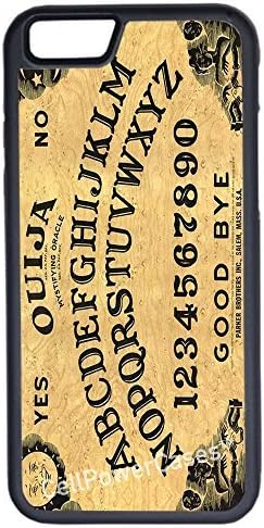 iPhone 6 Plus Case, CellPowerCasesTM Ouija Board Spooky [Flex Series] - iPhone 6 Plus (5.5) Black Case [iPhone 6 (5.5) V1 Black]