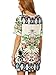 Romwe Women's Floral Casual Mini Dress Multicoloured M