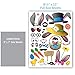 Colonel Pickles Novelties Easter Stickers - Make A Bunny Set of 12 Easter Crafts for Kids Basket Stuffers