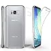 Beyond Cell TriMax Compatible With Galaxy S8 Case/ Ultra Slim Transparent Clear Hybrid Shock Absorbing Scratch Resistance with Full Body Protection Built in Screen Protector Flexible Gel Phone Cover