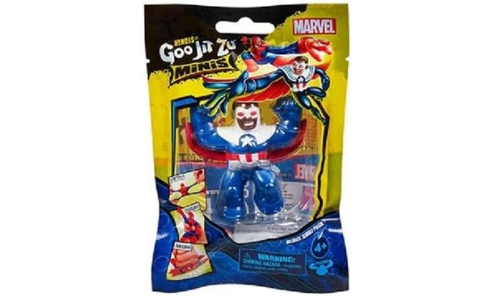 Grandi Giochi Goo Jit Zu Marvel Minis GJM00100 6 Assorted Mini Figures 7 cm