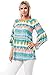 Betsy Red Couture Women's 3/4 Bell Sleeve Tunic Top (S-3X)