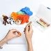 QUEENTI Needle Felting Craft Kit Set Wool Felt Tools with Foam Mat + Wooden Felting Handle + 9 Needles + Scissors + Awl + Finger Stall + Glue Stick