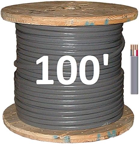 8/3 UF (Underground Feeder - Direct Earth Burial) Cable
