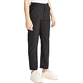 DEVOROPA Youth Boy's Golf Pants Quick Dry Athletic Chino Flat Front Pants Kids School Uniform Clothes