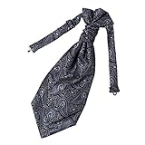 ERB1B08B Creative Handmade Gift Idea Grey Patterned Ascot Best Perfect Luxury Microfiber Presents for Designer By By Epoint
