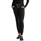 Healing Hands Scrubs for Women Jogger Scrub Pant Trinity Bottom with 6 Pockets, Mid-Rise Pull-on Rib-Knit Waistband HH003