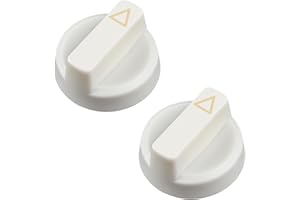 BANLIN 2 Pack Replacement Knob for Luxe Bidet Neo 120 & 185 Plastic Knob Replacement, Bidet Accessories Compatible with Luxe Bidet Neo Series (White)
