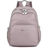 kakarin choyx Simple Mini Nylon Backpack Lightweight Waterproof Casual 11.8 Inch Multiple Pockets Small Travel Bag